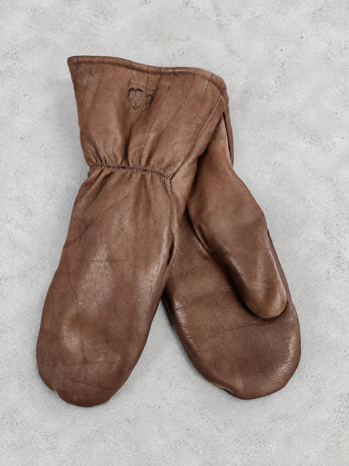 BISON LEATHER MITTS