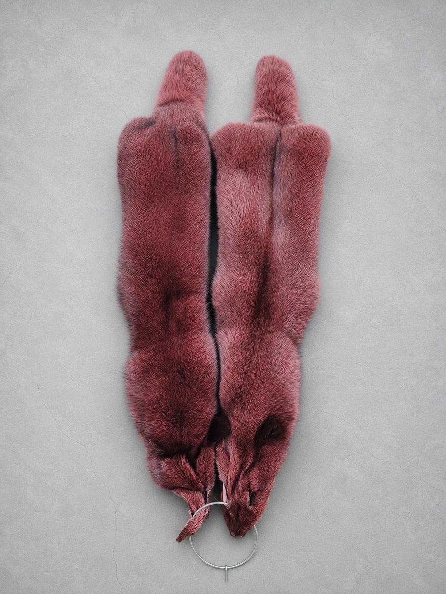 DYED RED FOX PELT (RANCH)