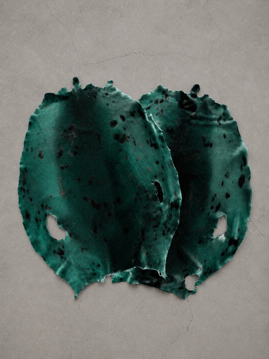 DYED TEAL HARP SEAL PELT