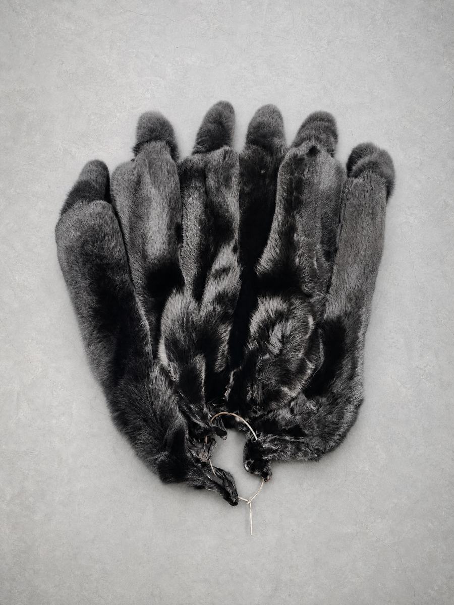 DYED BLACK FOX PELT (RANCH)