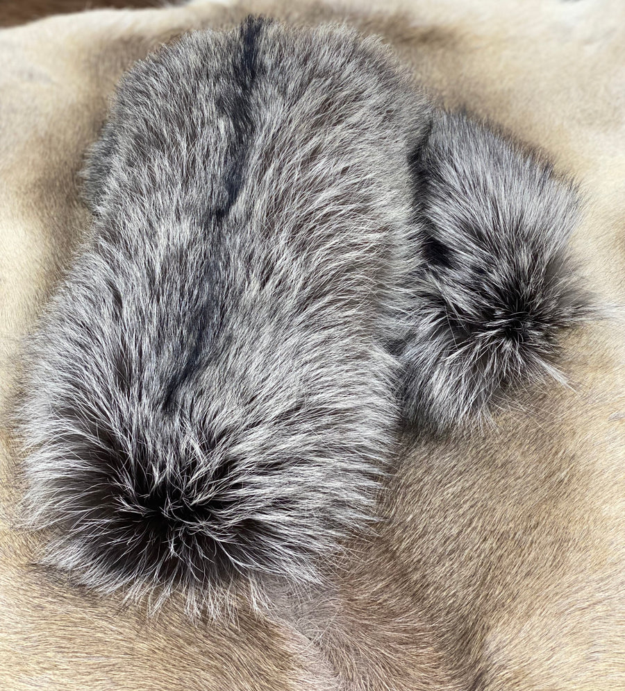 SILVER FOX MITTS - WOMEN