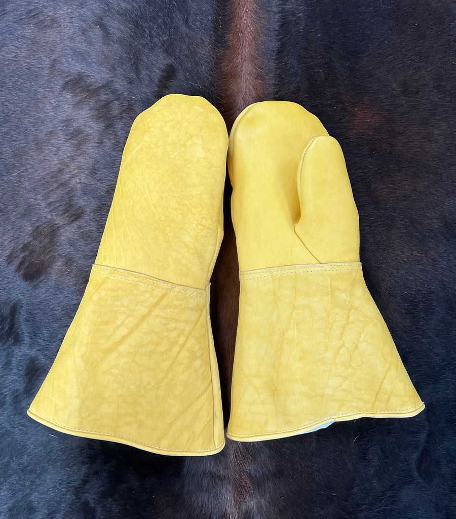 SHEEPSKIN LEATHER MITTS