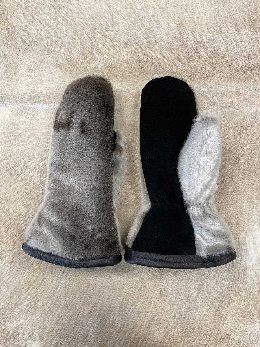 SEAL SKIN MITTS - WOMEN
